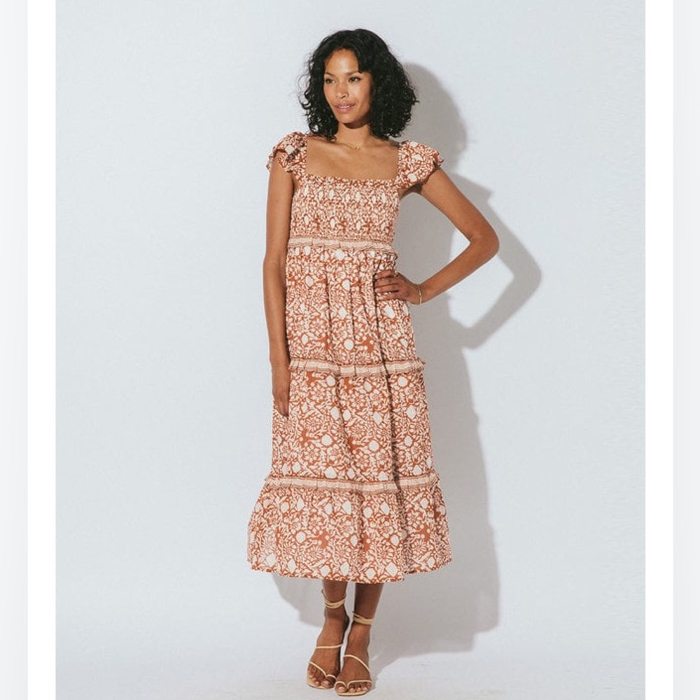 CLEOBELLA FRIDA MIDI DRESS IN ANILA